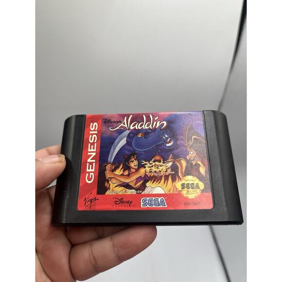 Disney's Aladdin Sega Genesis 1993 Video Game CARTRIDGE ONLY action platformer - Picture 5 of 7